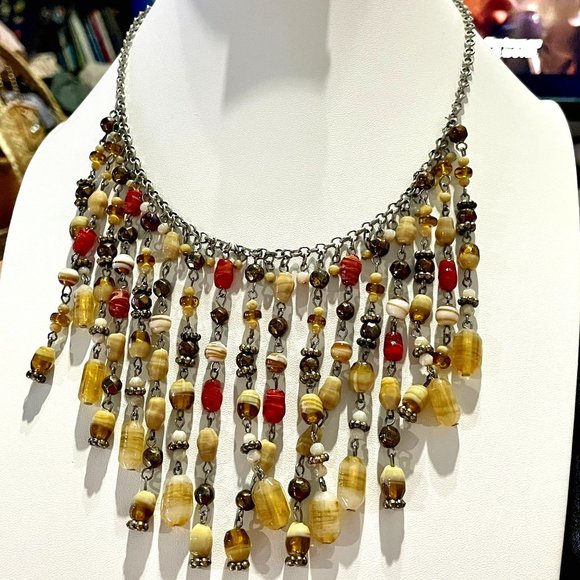 New York & Company Jewelry - Vintage NY Boho Beaded Necklace